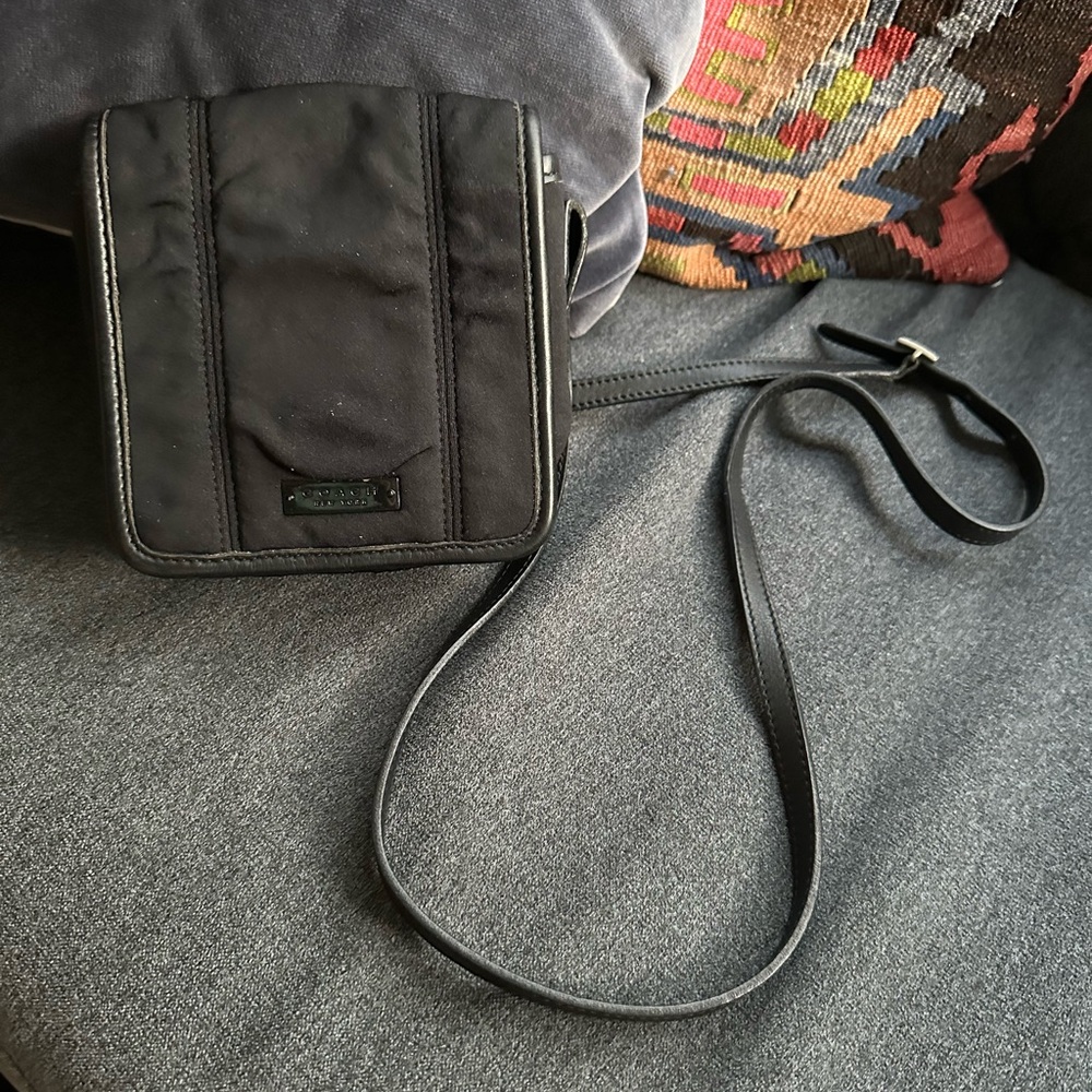 90s Coach Neoprene Mini Pochette Crossbody